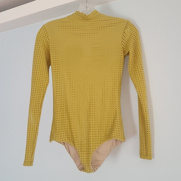 Acacia swimwear pineapple mesh ehukai rashguard S - Picture 10 of 15